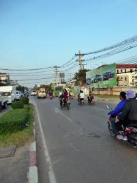 Vientiane- Verkehr zum That Luang Festival