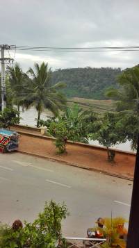 Luang Prabang - Blick aus dem Hotelzimmer